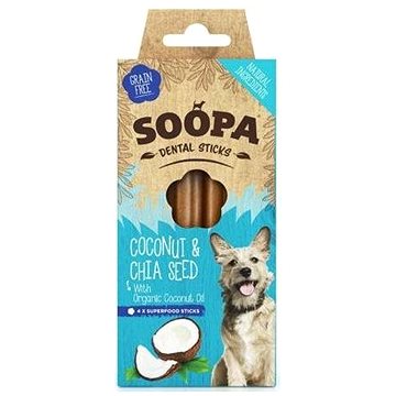 

Soopa Dentální tyčinky s kokosem a chia semínky 100 g