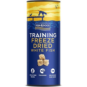 

FISH4DOGS Tréninkové pamlsky pro psy mrazem sušená bílá ryba 25 g