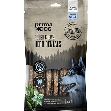 

PrimaDog dentální kosti s bylinkami S 12 cm 100 g