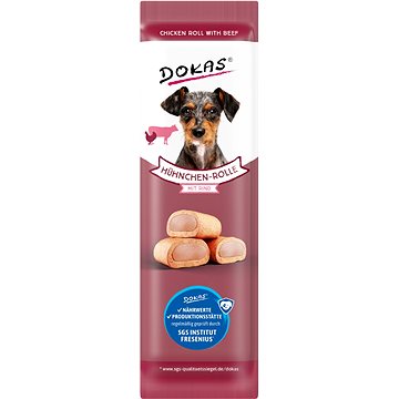 

Dokas Kuřecí rolky s hovězí náplní 10 g