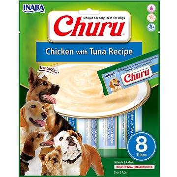 

Inaba Churu Dog kuřecí s tuňákem 8 × 20 g