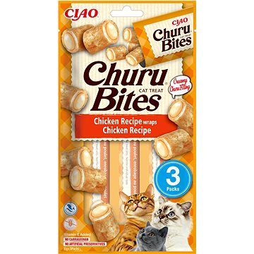 

Ciao Churu Cat Bites kuřecí kousky s kuřecím pyré 3 × 10 g