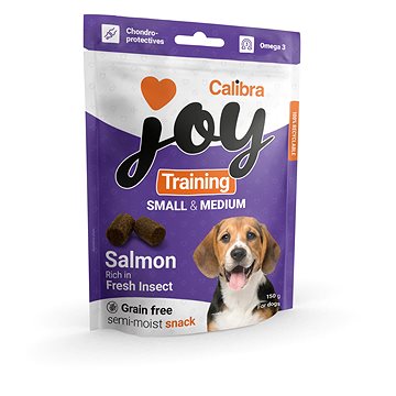 

Calibra Joy Dog Training S & M Salmon & Insect 150 g