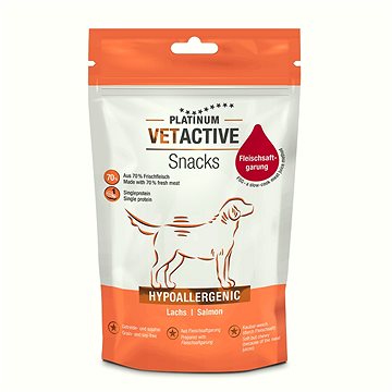 

Platinum Vetactive Snack Hypoallergenic Salmon 200 g