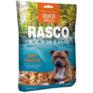 

Rasco Premium Pochoutka koule z kachního masa a bůvoloviny 230 g