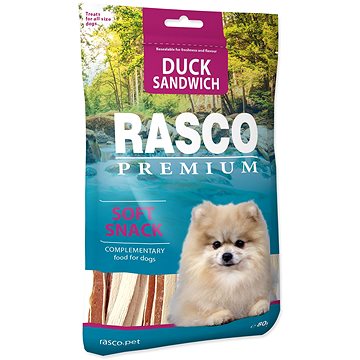 

Rasco Premium Pochoutka kachní sendvič s treskou 80 g