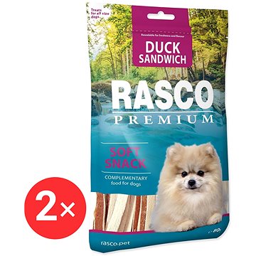 

Rasco Premium Pochoutka kachní sendvič s treskou 2 × 80 g