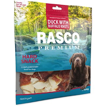 

Rasco Premium Pochoutka bůvolí uzle s kachním masem 5 cm 500 g