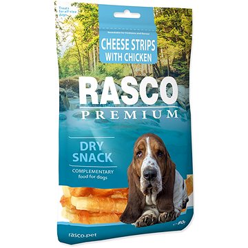 

Rasco Premium Pochoutka sýrové proužky obalené kuřecím 80 g