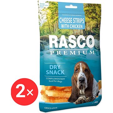 

Rasco Premium Pochoutka sýrové proužky obalené kuřecím 2 × 80 g