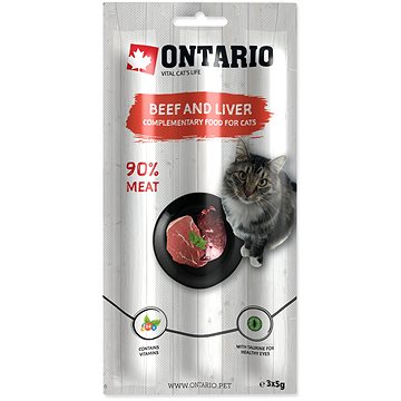 

Ontario tyčinky hovězí a játra 3 × 5 g