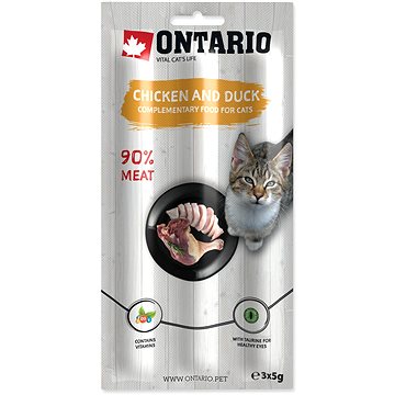 

Ontario tyčinky kuřecí a kachní 3 × 5 g