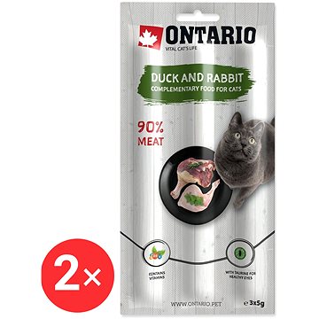 

Ontario tyčinky kachna a králík 3 × 5 g 2 ks