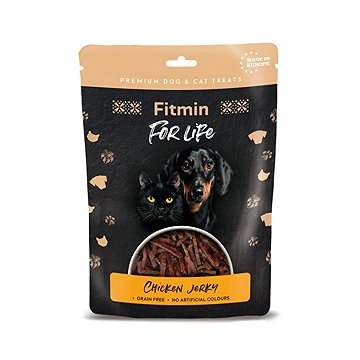

Fitmin For Life Jerky kuřecí pamlsek pro psy a kočky 70 g