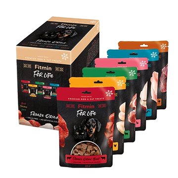 

Fitmin For Life Mrazem sušené variace příchutí 6 × 30 g