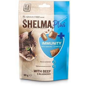 

Shelma Immunity bezobilné polštářky hovězí, borůvky 60 g