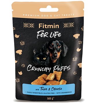 

Fitmin For Life Tuňákové polštářky pamlsek pro psy a kočky 50 g