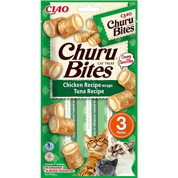 

Ciao Churu Cat Bites kuřecí kousky s tuňákovým pyré 3 × 10 g