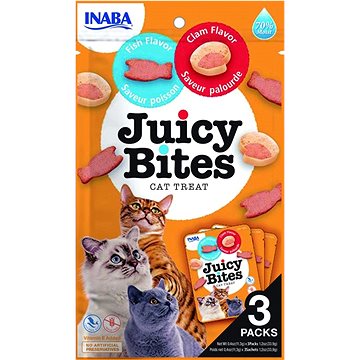 

Ciao Churu Cat Juicy Bites s příchutí ryby a škeble 3 × 11,3 g