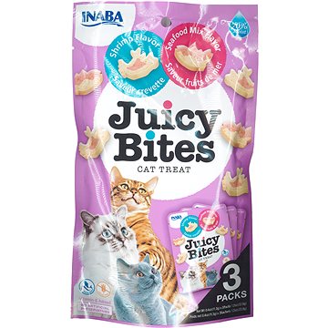 

Ciao Churu Cat Juicy Bites s příchutí krevet a mořských plodů 3 × 11,3 g