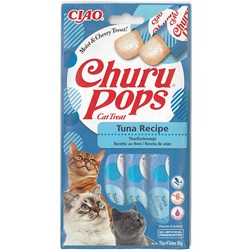 

Ciao Churu Cat Pops Krémový tuňákový pamlsek 4 × 15 g