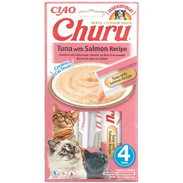 

Ciao Churu Cat Pyré z tuňáka a lososa 4 × 14 g