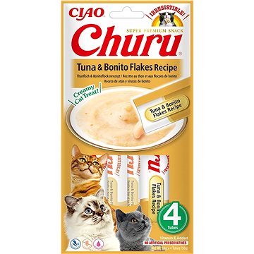 

Ciao Churu Cat Pyré z tuňáka s kousky masa 4 × 14 g