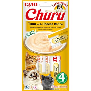 

Ciao Churu Cat Pyré z tuňáka se sýrem 4 × 14 g