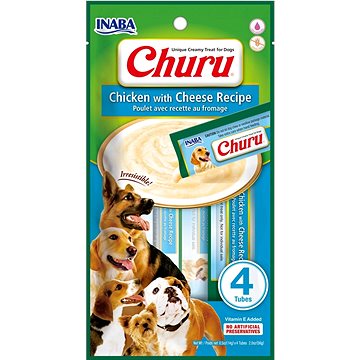 

Inaba Churu Dog Pyré z kuřete se sýrem 4 × 14 g