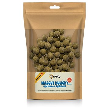 

Dingo Masové kuličky rybí maso s bylinkami 16 mm 150 g