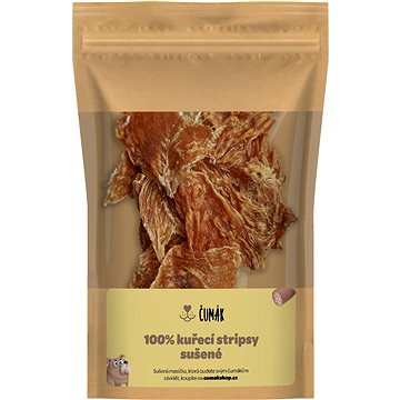 

Čumák 100% Kuřecí stripsy sušené 50 g