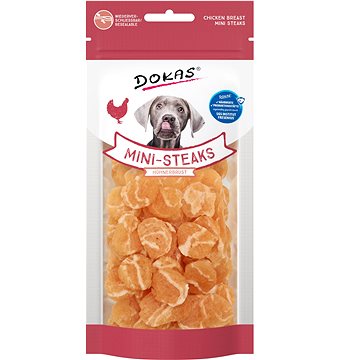 

Dokas Mini steaky z kuřecích prsou 50 g