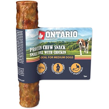 

Ontario Protein kuře, žvýkací rolka malá 12,7 cm