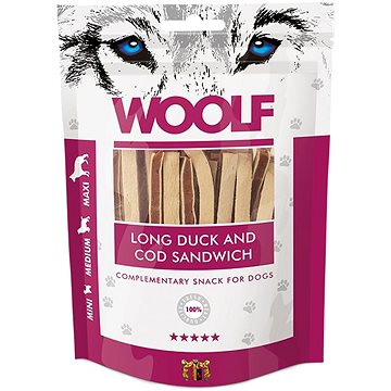 

Woolf Soft Duck and Pollock Sandwich LONG 100 g