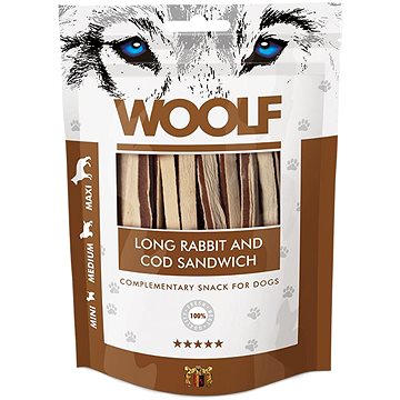 

Woolf Soft Rabbit and Pollock Sandwich LONG 100 g
