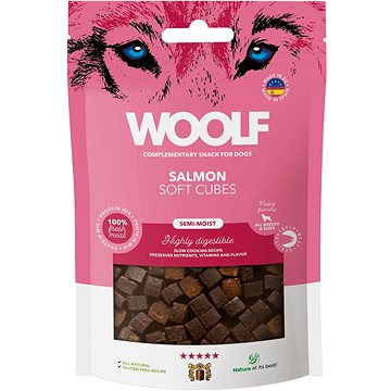 

Woolf Soft Cubes - Salmon/losos 100 g