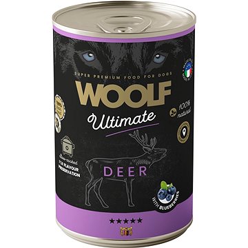 

Woolf Ultimate konzerva Jelen s borůvkami 400 g