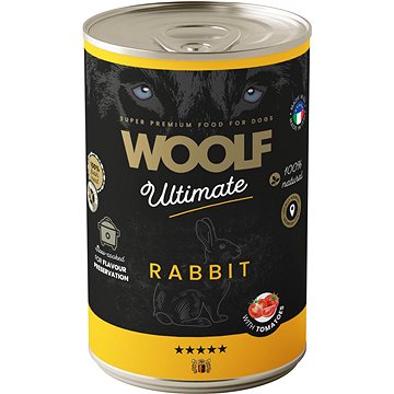 

Woolf Ultimate konzerva Králičí s rajčaty 400 g