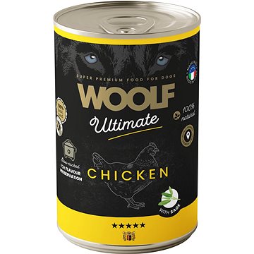 

Woolf Ultimate konzerva Kuře se šalvějí 400 g