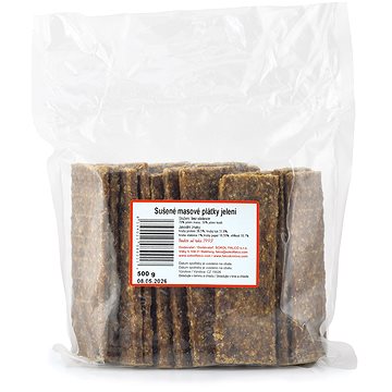

Sokol Falco Sušené masové plátky jelení 500 g