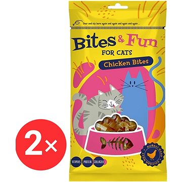 

Akinu Bites&Fun Kuřecí kousky 2 × 60 g