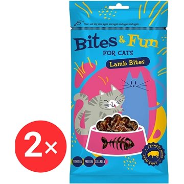 

Akinu Bites&Fun Jehněčí kousky 2 × 60 g