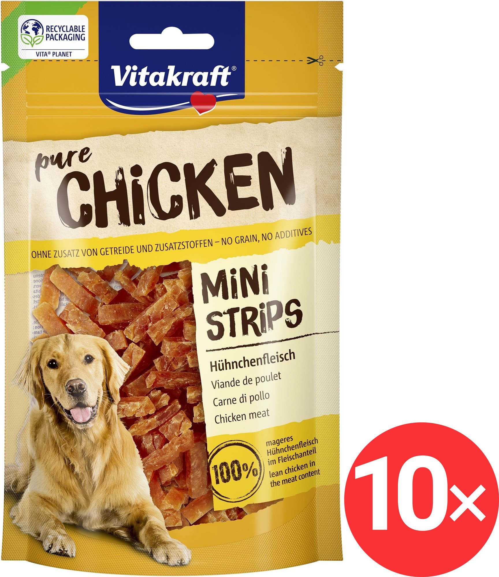 

Vitakraft Chicken Mini Strips 10 × 80 g