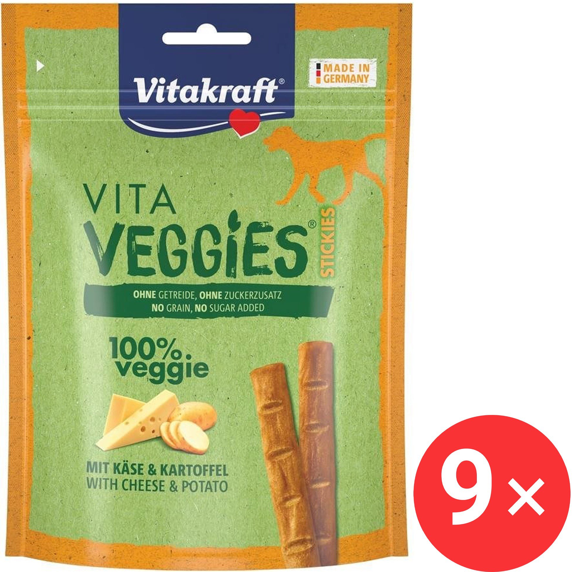 

Vitakraft Vita Veggies Sticks sýr 9 × 80 g
