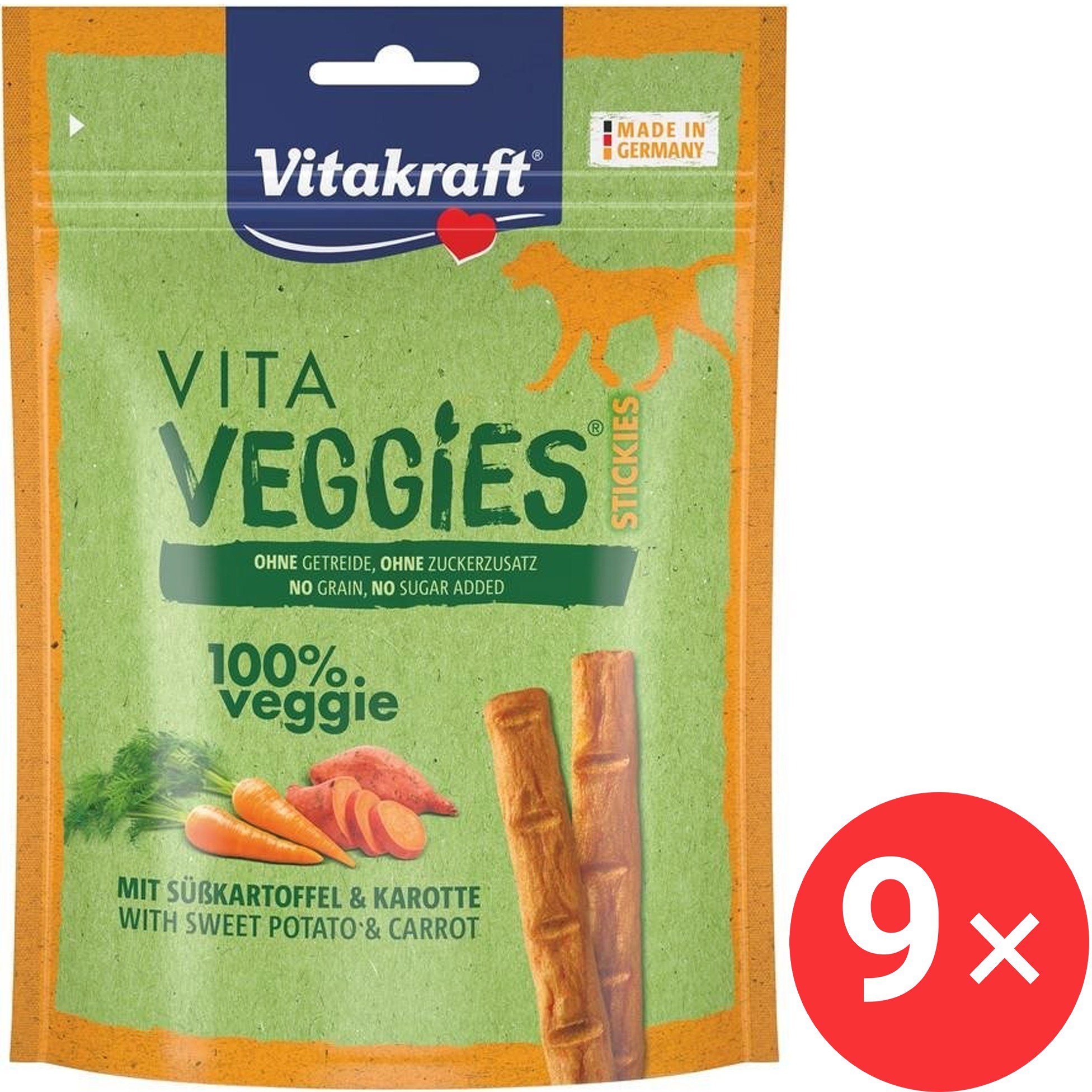 

Vitakraft Vita Veggies Sticks sladký brambor 9 × 80 g