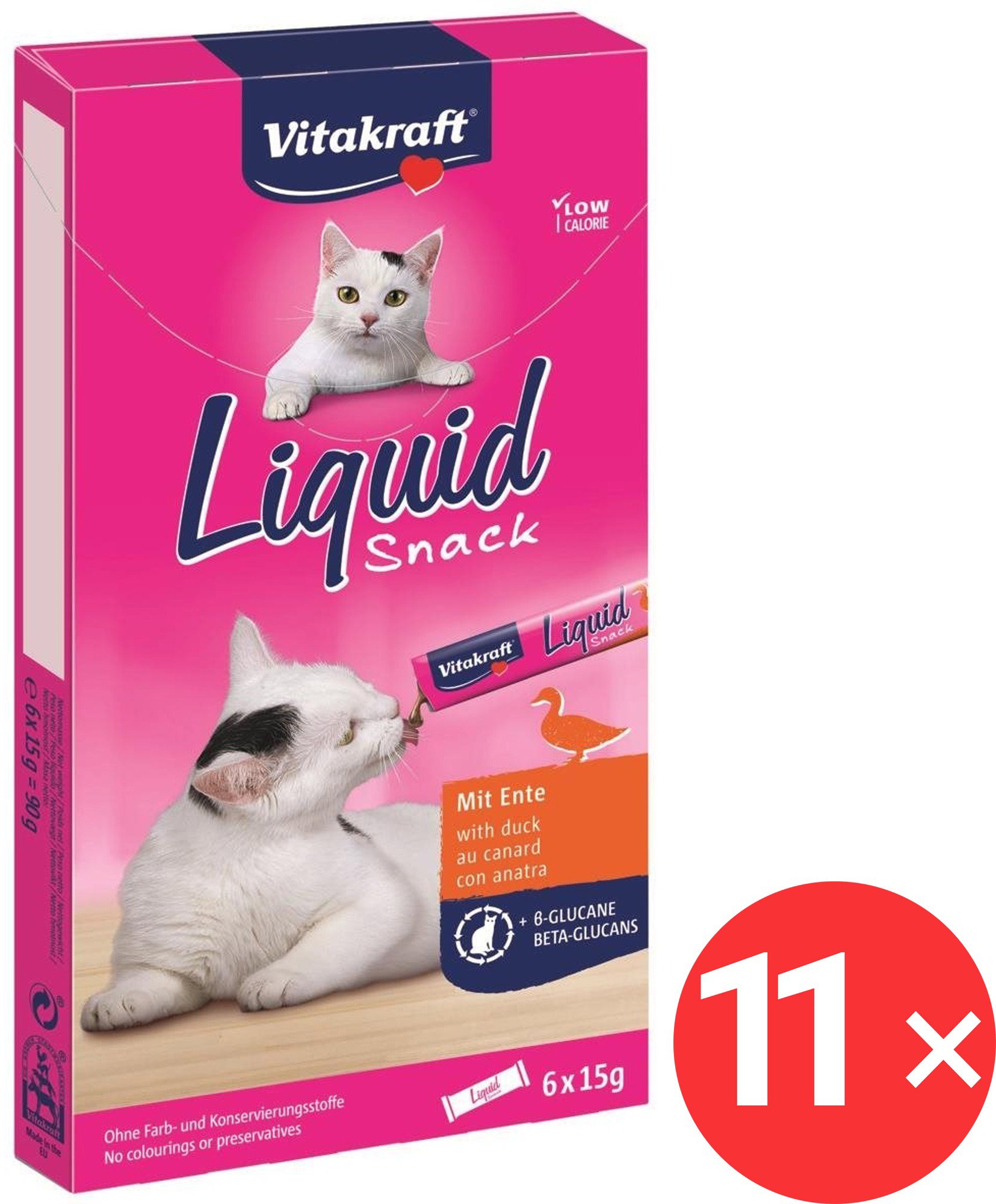 

Vitakraft Liquid Snack kachna-betaglukan 11 × 90 g