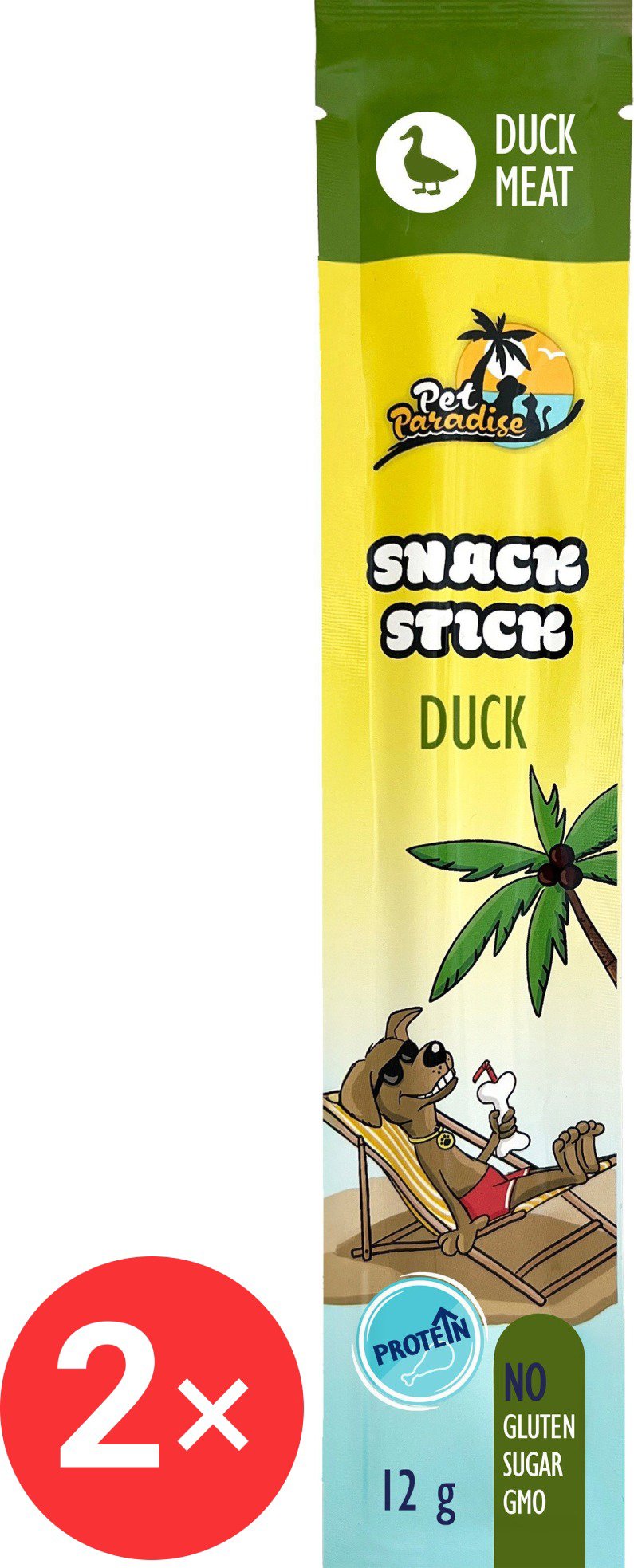 

Pet Paradise Snack Stick kachní 2 × 12 g