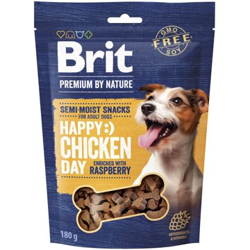 

Brit Premium by Nature Dog Semi-moist Snacks Chicken with Raspberry 180 g