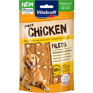 

Vitakraft Chicken Fillets kuřecí se sýrem 80 g