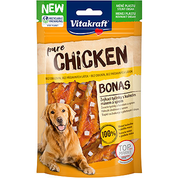 

Vitakraft Chicken Bonas kuře + sýr 80 g